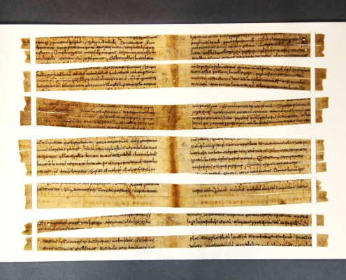 Palimpsest PE 48 aus dem sechsten Jahrhundert. Foto: ©aau/Andrea Bem